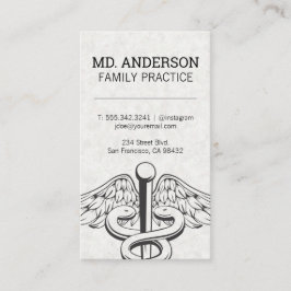 Carte De Visite Pratique familiale | Symbole Médicale