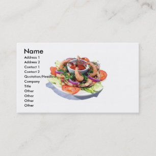 Carte de visite Prawn Platter