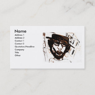 CARTE DE VISITE PRÉ BLANC PENSÉ PAR MISSION