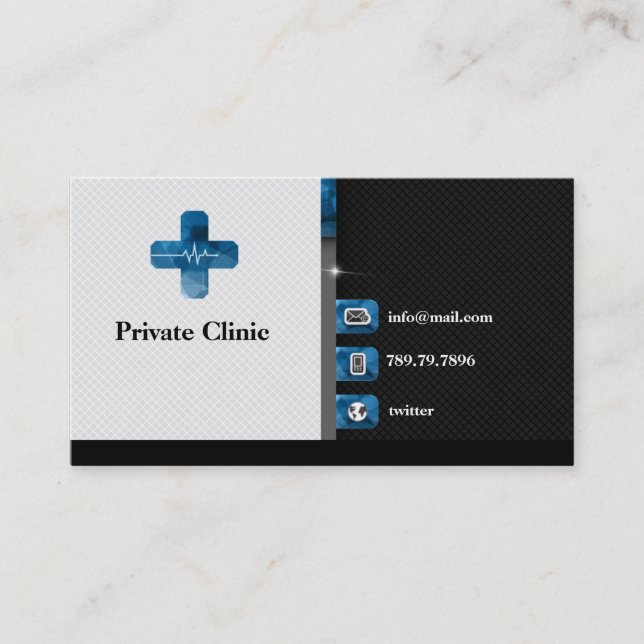 Carte De Visite Premiers secours de docteur Medical Medicine de (Devant)