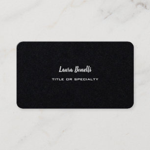 Carte De Visite Premium Black Professional Modern