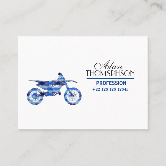 Carte De Visite Préparez pour aller (Devant)