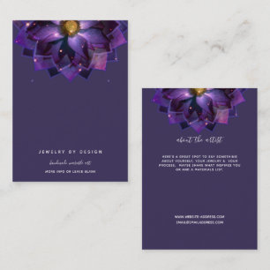 Carte De Visite Présentoir à Boucles d'Oreilles, Créateurs de Mand