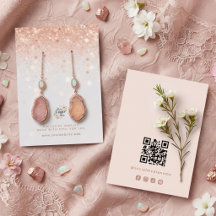 Présentoir de bijoux élégant à paillettes en or ro
