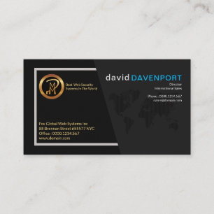 Carte De Visite Président professionnel exquis élégant simple d