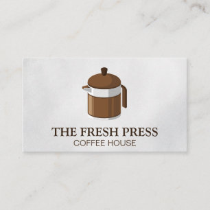 Carte De Visite Presse française   Café