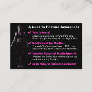 Carte De Visite Prévention des blessures
