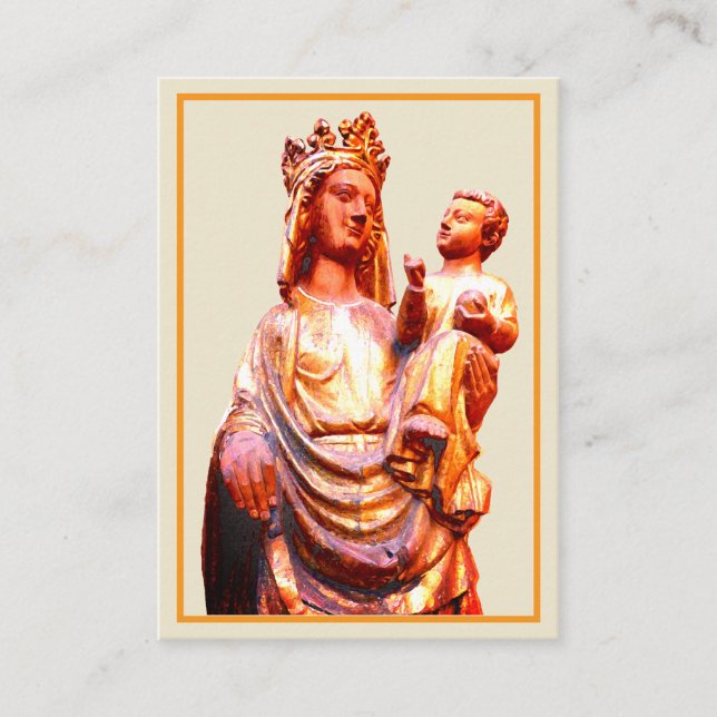 Carte De Visite Prière de Hail Mary (Devant)