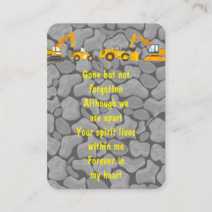 Carte De Visite Prière de photographie commémorative Construction 