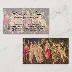 Carte De Visite Primavera de Botticelli, Art Antique de la Renaiss