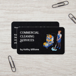 Carte De Visite Prime de nettoyage commercial