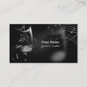 Carte de visite privé de professeur de musique