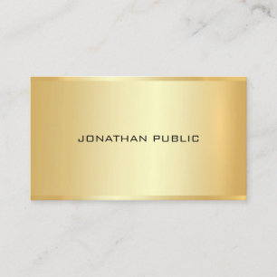 Carte De Visite Procureur Gold Look Modèle Law Office Moderne