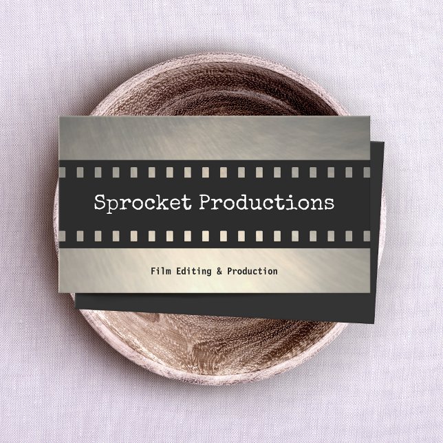 Carte De Visite Producteur De Film, Triller De Filmstrip (Créateur téléchargé)