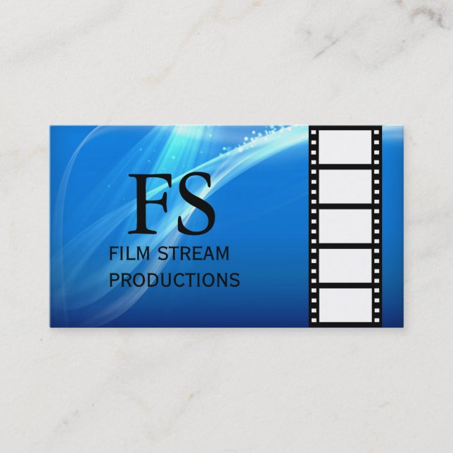 Carte De Visite Producteur de films de réalisateur moderne (Devant)