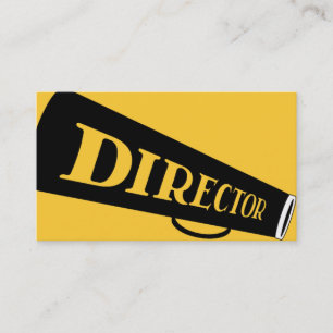 Carte De Visite Producteur de films de réalisateur moderne