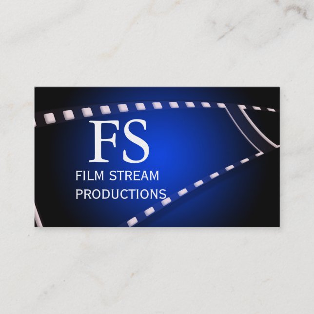 Carte De Visite Producteur de films de réalisateur moderne (Devant)