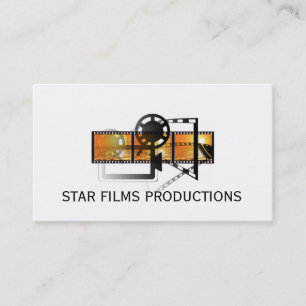 Carte De Visite Producteur de films de réalisateur moderne