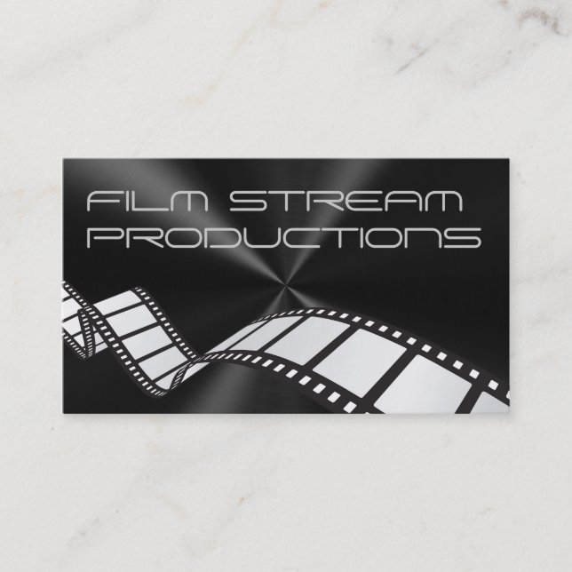 Carte De Visite Producteur de films de réalisateur moderne (Devant)