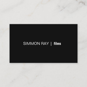 Carte De Visite Producteur de films professionnels, réalisateur C