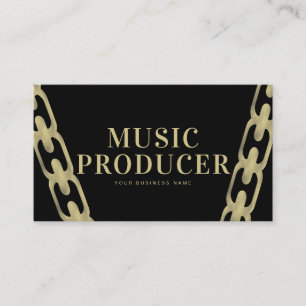 Carte De Visite Producteur de l'industrie musicale de la chaîne en