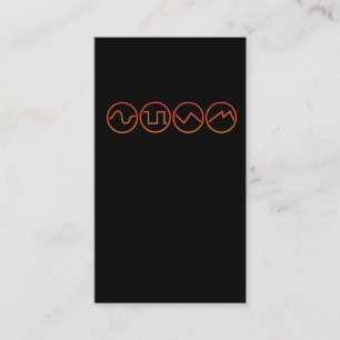 Carte De Visite Producteur de musique électronique Synthesizer Sy
