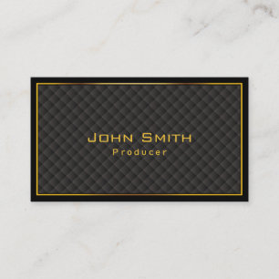 Carte De Visite Producteur professionnel Grilles diamant de cadre 