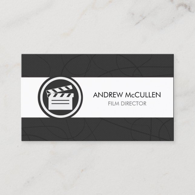 Carte De Visite Producteur vidéo du réalisateur (Devant)