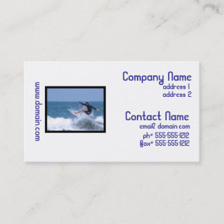 Carte De Visite Produit de personnaliser