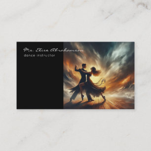 Carte De Visite Professeur de Danse Ballet Danseuse Professeur