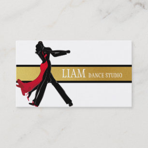 Carte De Visite Professeur de danse professionnel, Leçons, Studio
