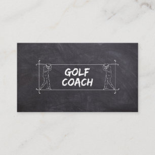 Carte De Visite Professeur de golf Enseignant Leçons Instructeur I