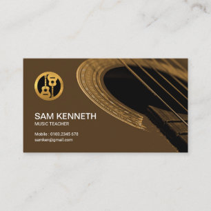 Carte De Visite Professeur de musique artistique exquis de rosette