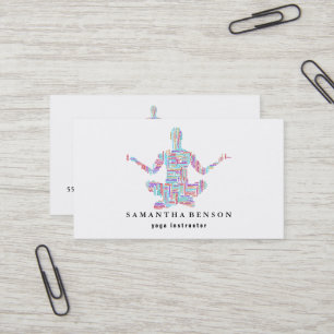 Carte De Visite Professeur de yoga