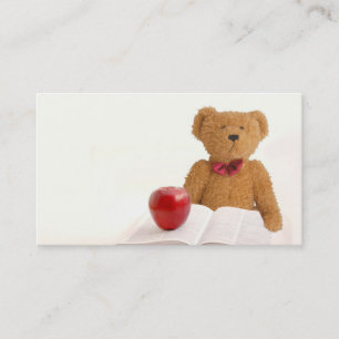Carte De Visite Professeur d'ours de nounours