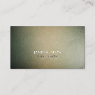 Carte De Visite Professeur grunge foncé de guitare de musicien de