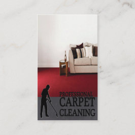 Carte De Visite Professional Carpet Cleaning Service Business Card