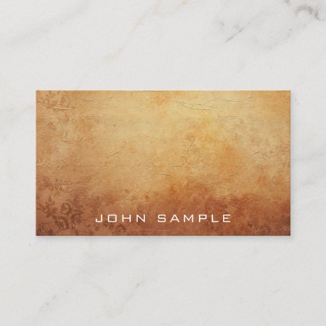 Carte De Visite Professional Creative Plain Standard Matte Luxe (Devant)