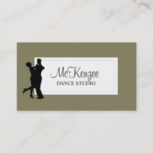 Carte De Visite Professional Dance Studio, Instructeur Business