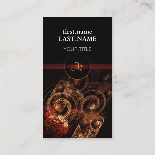 Carte De Visite Professional Modern Elegant Musique Cool (Devant)