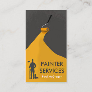 Carte De Visite Professional Painter Business Card