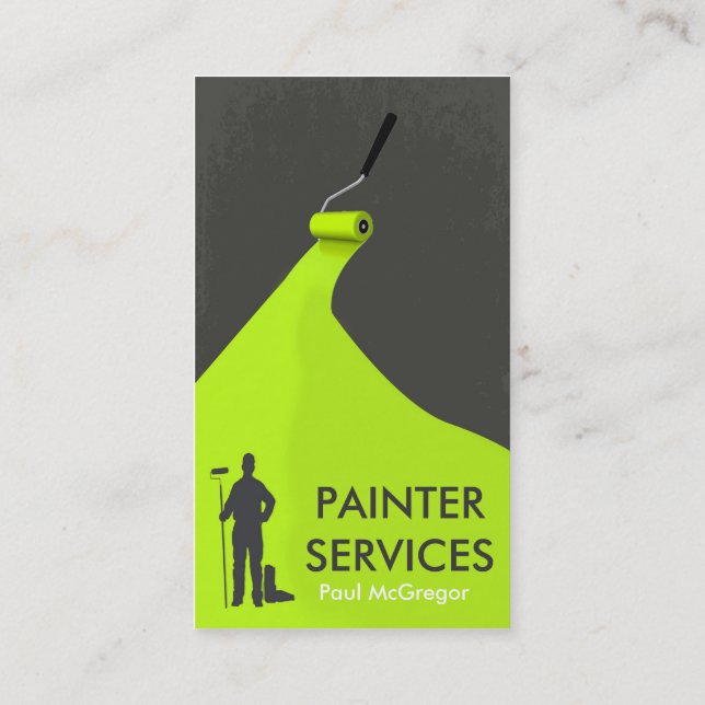 Carte De Visite Professional Painter Business Card (Dos)