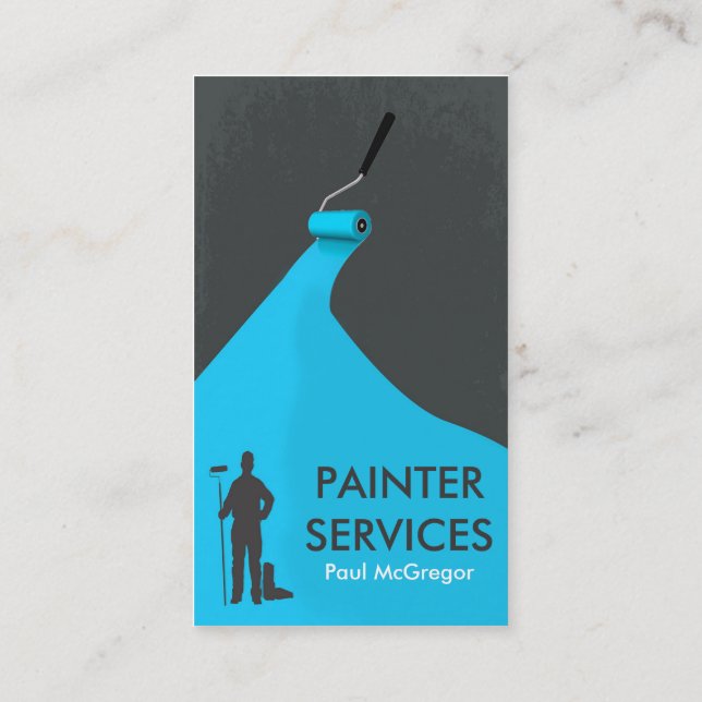 Carte De Visite Professional Painter Business Card (Dos)