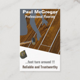 Carte De Visite Professional Wood Laminated Flooring Business Card