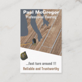 Carte De Visite Professional Wood Laminated Flooring Business Card