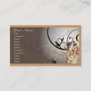 Carte de visite professionnel abstrait bilatéral