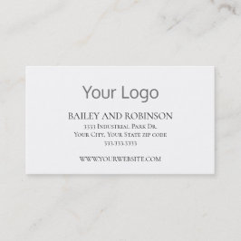 Carte De Visite Professionnel Ajoutez votre logo
