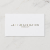Carte de visite professionnel blanc clair