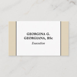 Carte de visite professionnel classique et traditi