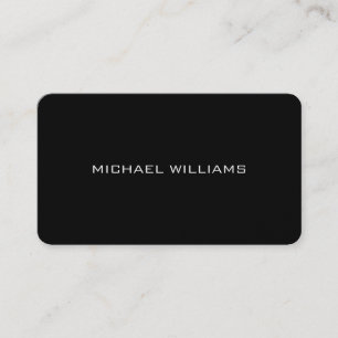 Carte De Visite Professionnel classique simple élégant brillant